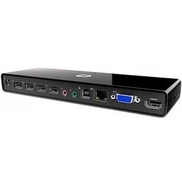 HP 2005pr USB 2.0 Port Replicator (H1L07AA)