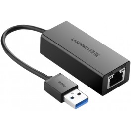 UGREEN CR111 USB 3.0 Ethernet адаптер 1Gbps black (20256)