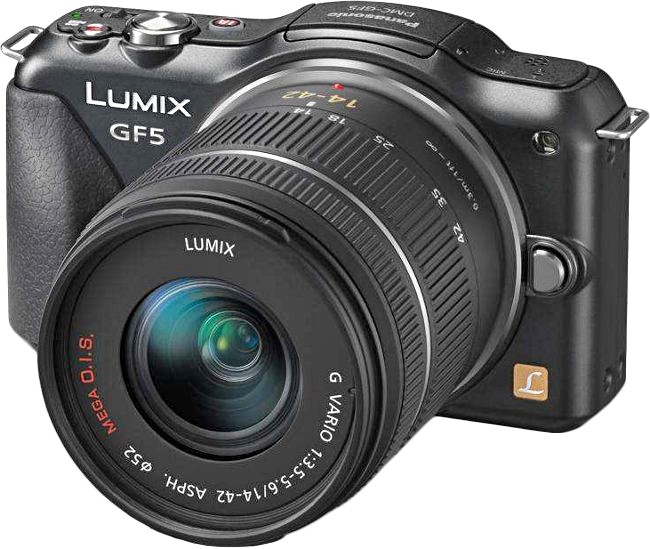Panasonic Lumix DMC-GF5 kit (14-42mm) Black - зображення 1