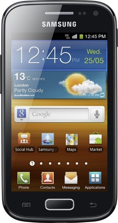Samsung I8160 Galaxy Ace II (Black) - зображення 1