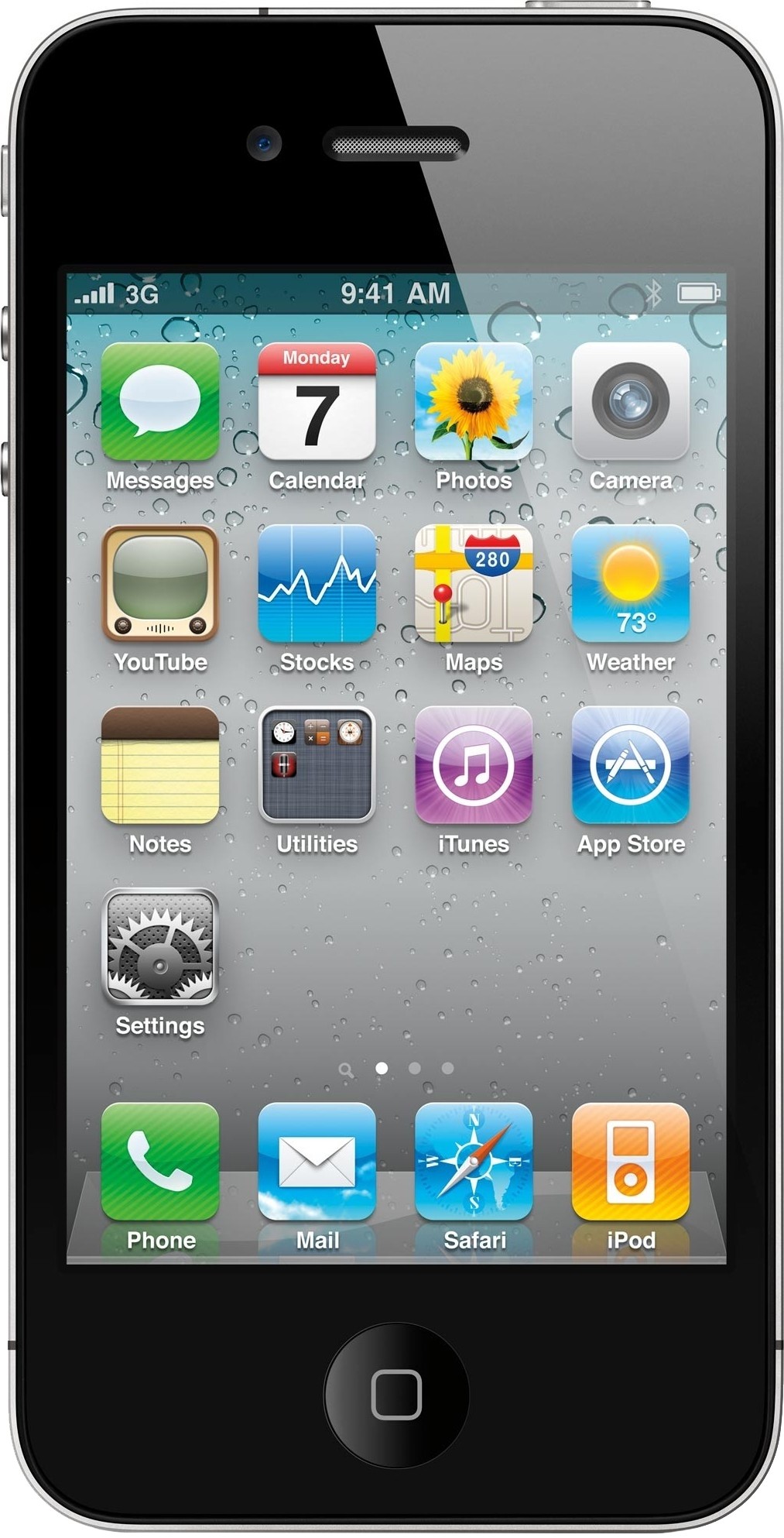 Apple iPhone 4 32GB NeverLock (Black) - зображення 1