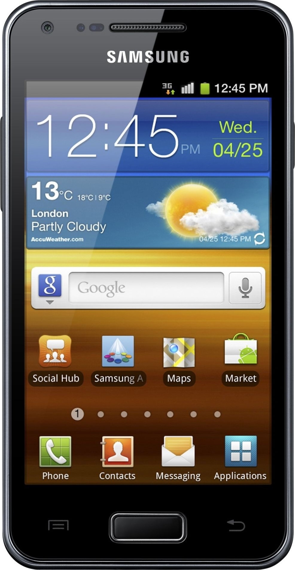 Samsung I9070 Galaxy S Advance (Black) - зображення 1