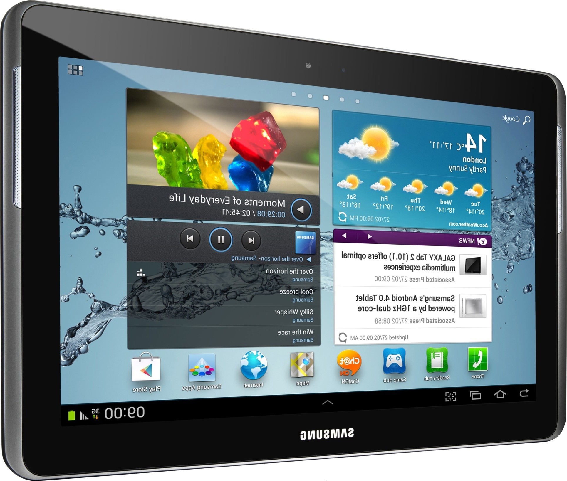 Samsung Galaxy Tab 2 10.1 16GB P5110 Titanium Silver - зображення 1