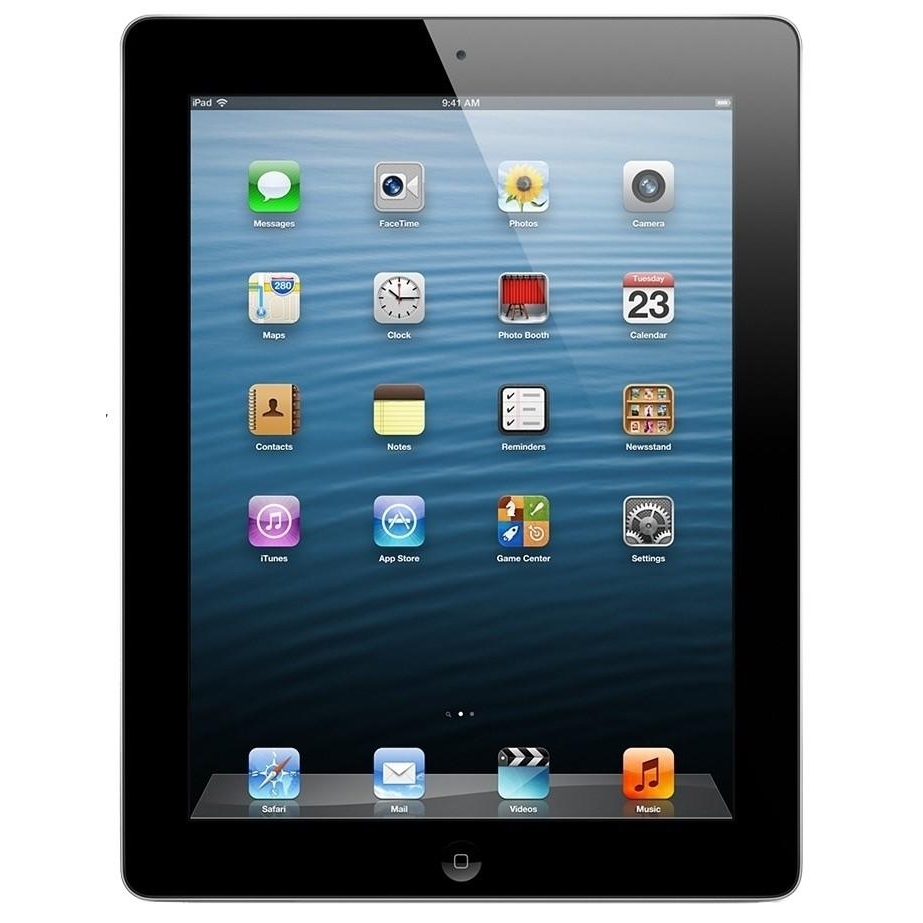 Apple iPad 4 Wi-Fi 16 GB Black (MD510) - зображення 1
