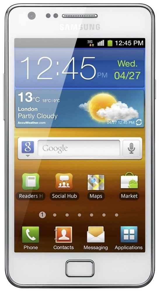 Samsung I9100 Galaxy S II (White) - зображення 1