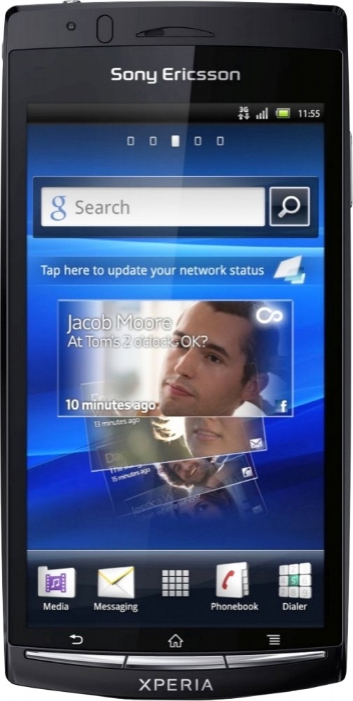 Sony Ericsson Xperia Arc S (Black) - зображення 1