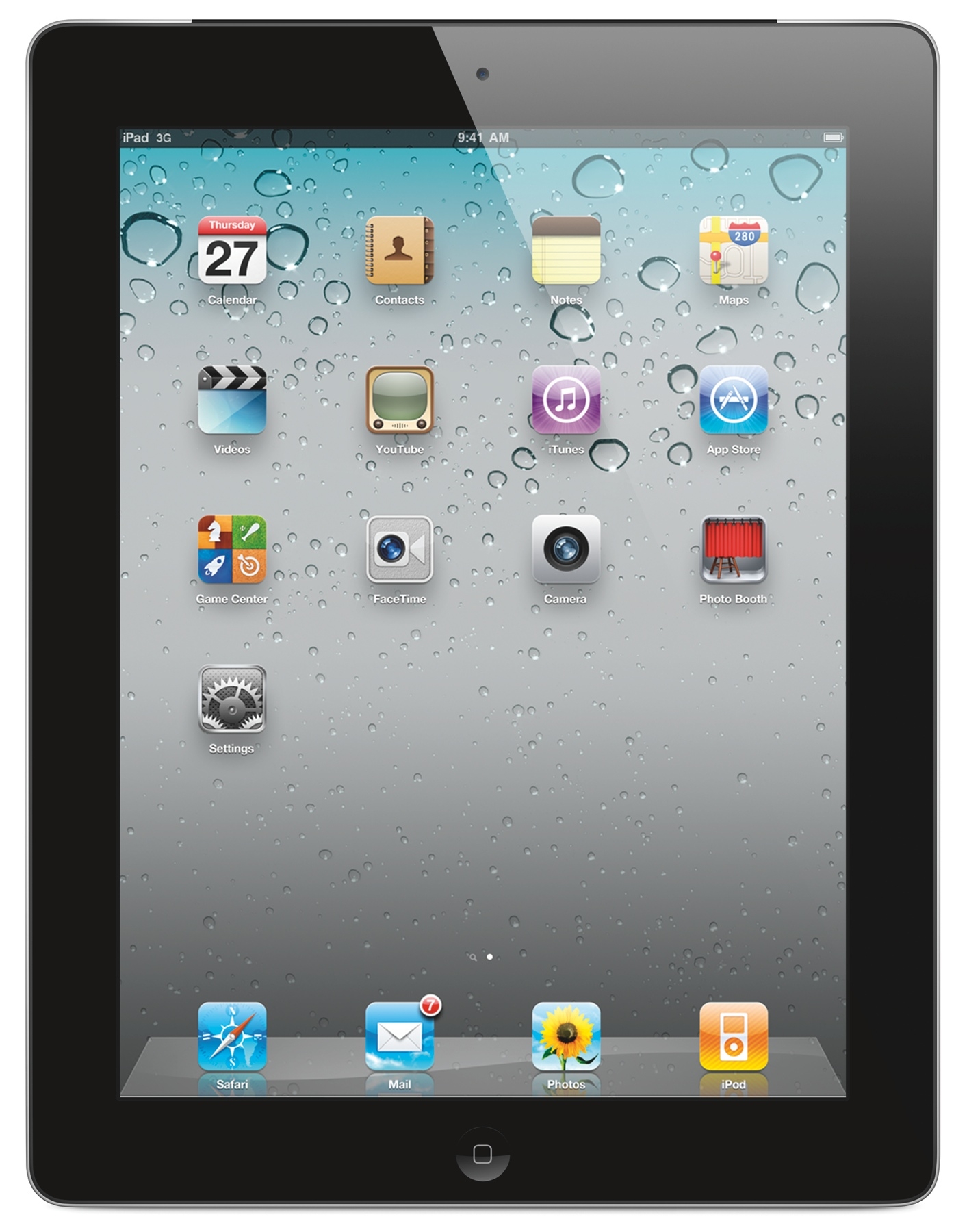 Apple iPad 2 Wi-Fi + 3G 32Gb Black (MC774) - зображення 1