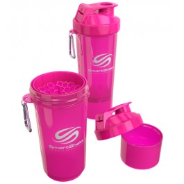 SmartShake Slim neon pink 500 ml (17 oz)