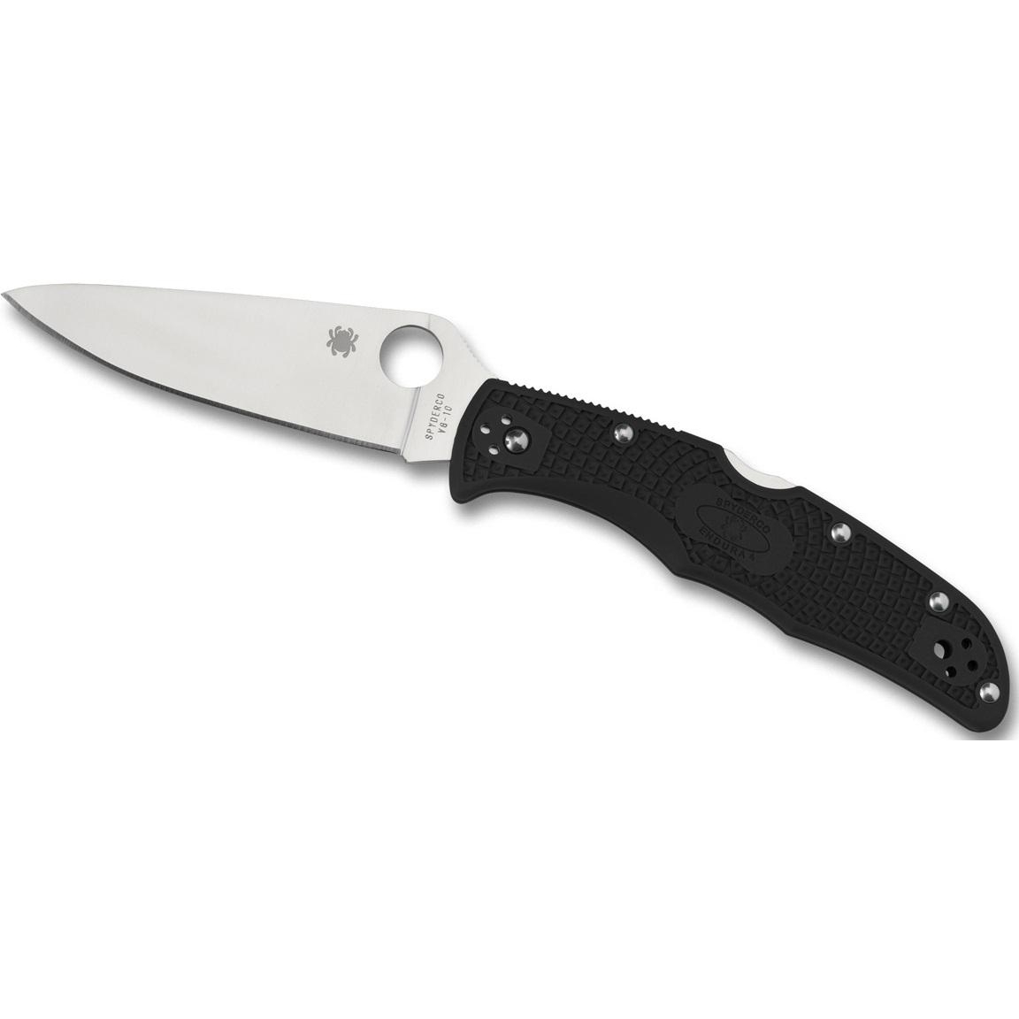 Spyderco Endura 4 Black FRN flat ground (C10FPBK) - зображення 1