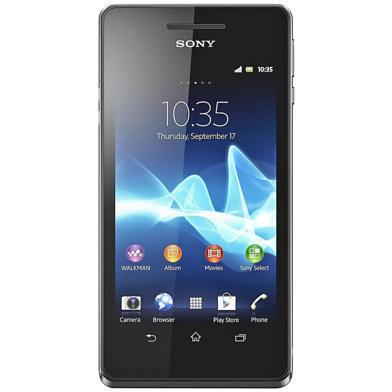 Sony Xperia V (Black) - зображення 1