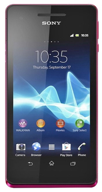 Sony Xperia V (Pink) - зображення 1