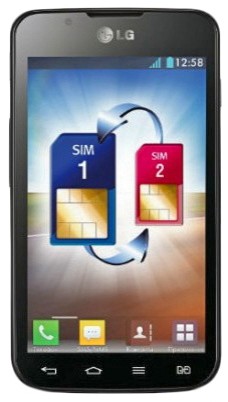 LG P715 Optimus L7 II Dual (Black) - зображення 1