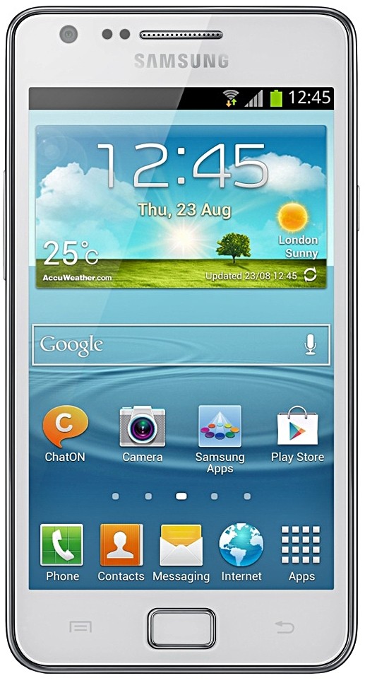 Samsung I9105 Galaxy S II Plus (Ceramic White) - зображення 1