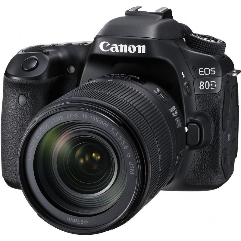Canon EOS 80D kit (18-135mm) IS USM (1263C040) - зображення 1
