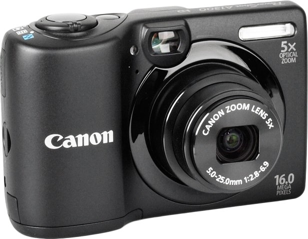 Canon PowerShot A1300 Black - зображення 1