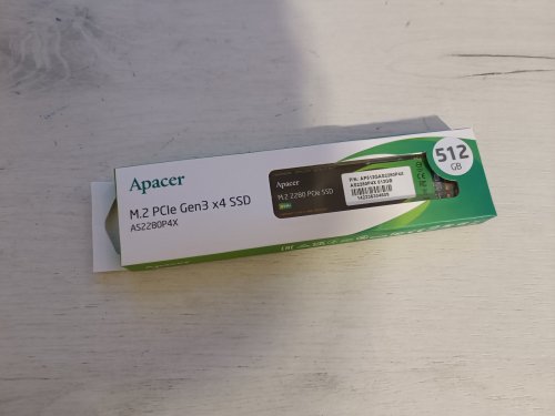 Фото SSD накопичувач Apacer AS2280P4X 512 GB (AP512GAS2280P4X-1) від користувача 888vital888