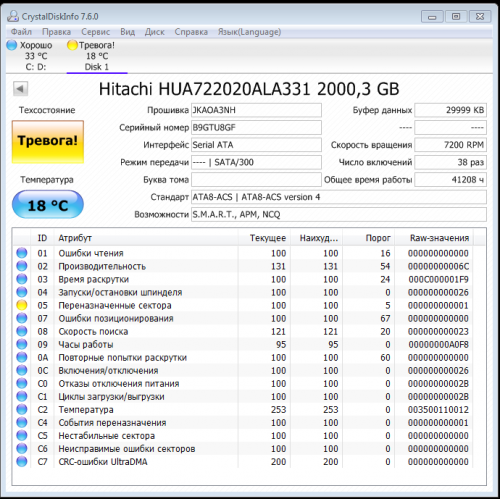 Фото Жорсткий диск Hitachi Ultrastar A7K2000 HUA722020ALA331 від користувача Anarbor