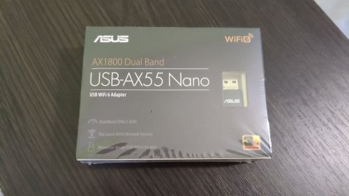 Фото Wi-Fi адаптер ASUS USB-AX55 Nano (90IG06X0-MO0B00) від користувача Mykola