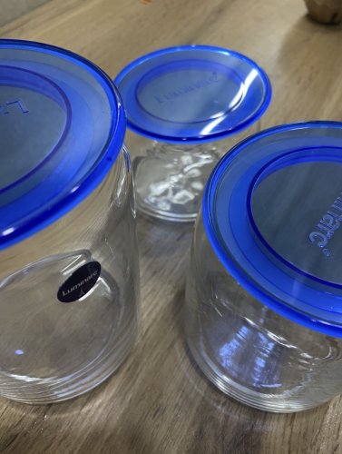 Фото Набір банок для сипких продуктів Luminarc Plano Blue (Q4694) від користувача Konya