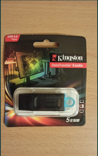 Фото Флешка Kingston 64 GB DataTraveler Exodia (DTX/64GB) від користувача Yevgen Nikolaevich