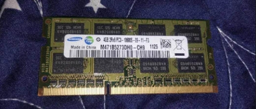 Фото Пам'ять для ноутбуків Samsung 4 GB SO-DIMM DDR3 1333 MHz (M471B5273CH0-CH9) від користувача zetsuobilly