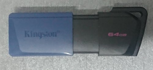 Фото Флешка Kingston 64 GB DataTraveler Exodia M USB 3.2 Blue (DTXM/64GB) від користувача Romanoff