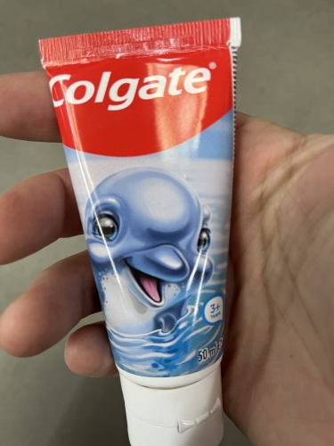 Фото Дитяча зубна паста Colgate Дитяча зубна паста  від 3-х років Дельфін 50 мл (2142000000012) від користувача Orestiv.