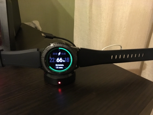 Фото Смарт-годинник Samsung RM-760 Gear S3 Frontier (SM-R760NDAA) від користувача Klim