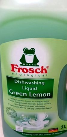 Фото Рідина для миття посуду Frosch Средство для мытья посуды Зеленый лимон 5 л (4001499115585) від користувача ОiB