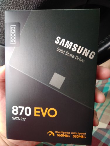 Фото SSD накопичувач Samsung 870 EVO 500 GB (MZ-77E500B) від користувача Александр