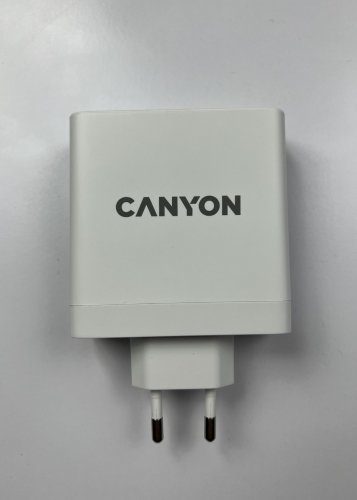 Фото Мережевий зарядний пристрій Canyon H-140-01 GaN PD 140W QC 3.0 30W White (CND-CHA140W01) від користувача Mukola2023