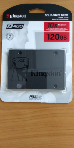 Фото SSD накопичувач Kingston A400 120 GB (SA400S37/120G) від користувача XOI