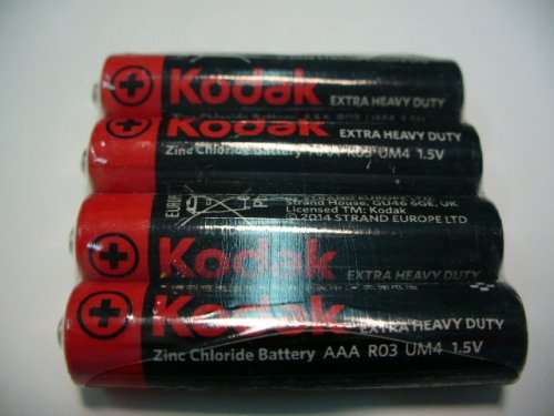 Фото Батарейка Kodak AAA bat ZnCl 4шт Extra Heavy Duty (30411715) від користувача 1989 hunter