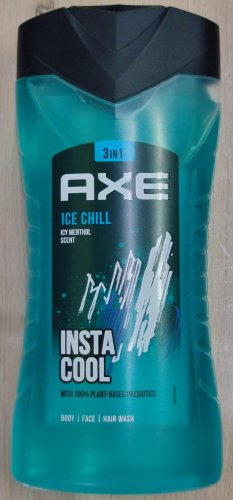 Фото  Axe Гель для душа  Ice Chill (Ледяная прохлада) 3 в 1, 250 мл (8717163648681) від користувача Serhii