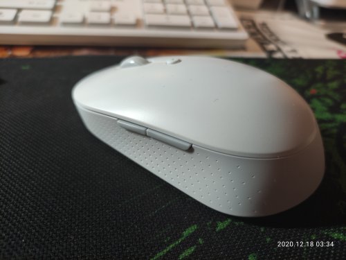 Фото Миша Xiaomi Mi Dual Mode Wireless Mouse Silent Edition White (HLK4040GL) від користувача Виталий
