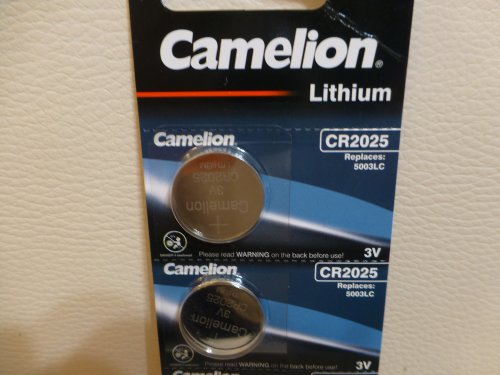 Фото Батарейка Camelion CR-2025 bat(3B) Lithium 1шт (CR2025-BP1) від користувача yxxx