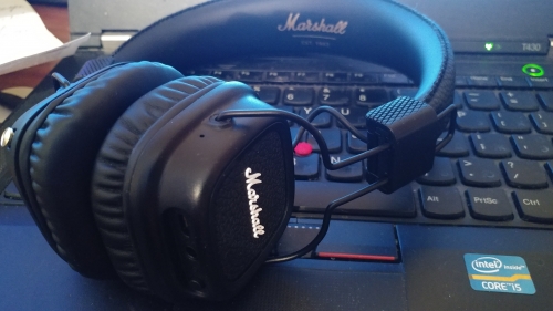 Фото Навушники з мікрофоном Marshall Major II Bluetooth Black (4091378) від користувача root