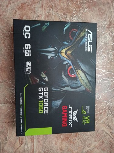 Фото Відеокарта ASUS STRIX-GTX1060-DC2O6G від користувача Денис