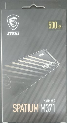 Фото SSD накопичувач MSI Spatium M371 500 GB (S78-440K120-P83) від користувача Romanoff