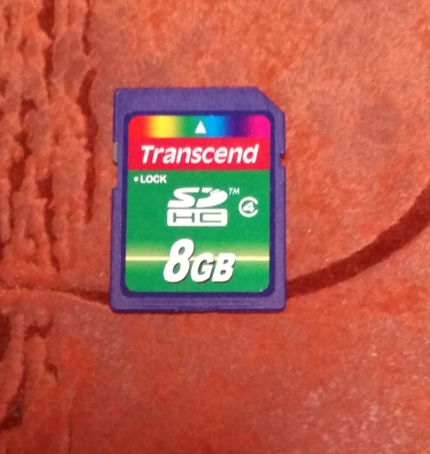 Фото Карта пам'яті Transcend 8 GB SDHC class 4 TS8GSDHC4 від користувача ShereKhan