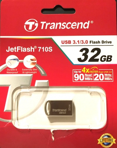 Фото Флешка Transcend 32 GB JetFlash 710 TS32GJF710S від користувача liutyi
