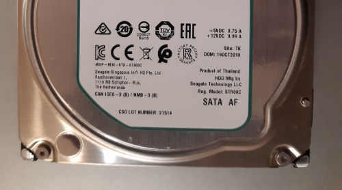 Фото Жорсткий диск Seagate Exos 7E8 SATA 2 TB (ST2000NM0125) від користувача Calculator