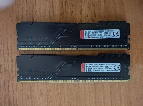 Фото Пам'ять для настільних комп'ютерів Kingston FURY 16 GB (2x8GB) DDR4 3200 MHz Beast Black (KF432C16BBK2/16) від користувача Mynils