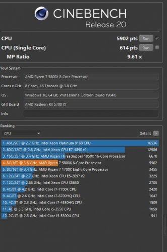 Фото Процесор AMD Ryzen 7 5800X (100-100000063WOF) від користувача Guest003