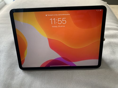 Фото Планшет Apple iPad Pro 11 2020 Wi-Fi + Cellular 256GB Space Gray (MXEW2, MXE42) від користувача Ivan