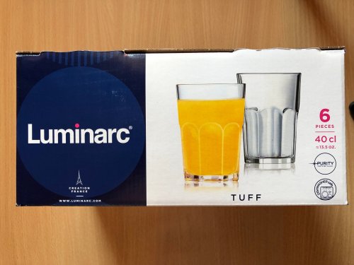 Фото склянка Luminarc Стакан Tuff 6X410 мл (Q2245) від користувача Haine