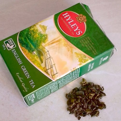Фото зелений чай Hyleys English Green Tea 100г (4791045002314) від користувача Andy