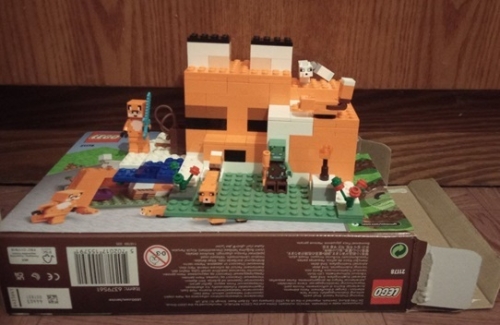 Фото Блоковий конструктор LEGO Minecraft Лисья хижина (21178) від користувача Pani Olena