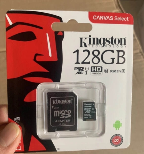 Фото Карта пам'яті Kingston 128 GB microSDXC Class 10 UHS-I Canvas Select + SD Adapter SDCS/128GB від користувача mandragor971