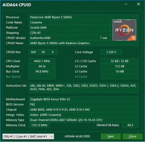 Фото Процесор AMD Ryzen 5 5600G (100-000000252) від користувача Romanoff
